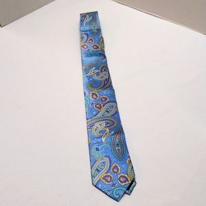 Croft & Barrow Blue Multiple Colors Paisley Men's Tie NT#10